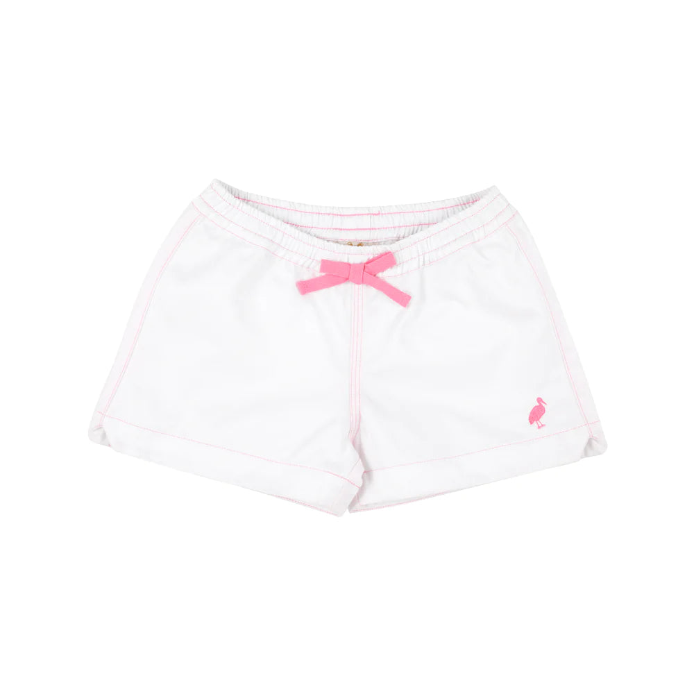 Dowell Day Top - Hamptons Hot Pink With Worth Avenue White