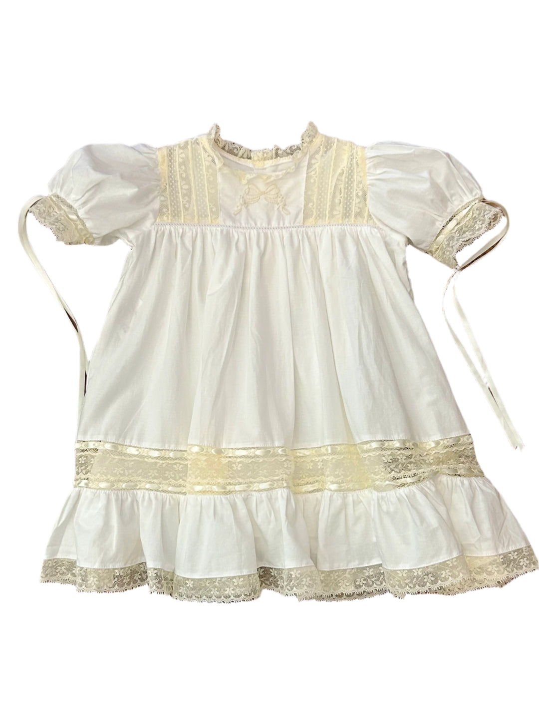Hazel Batiste Dress w/Ecru Lace  Shutterbugs Boutique