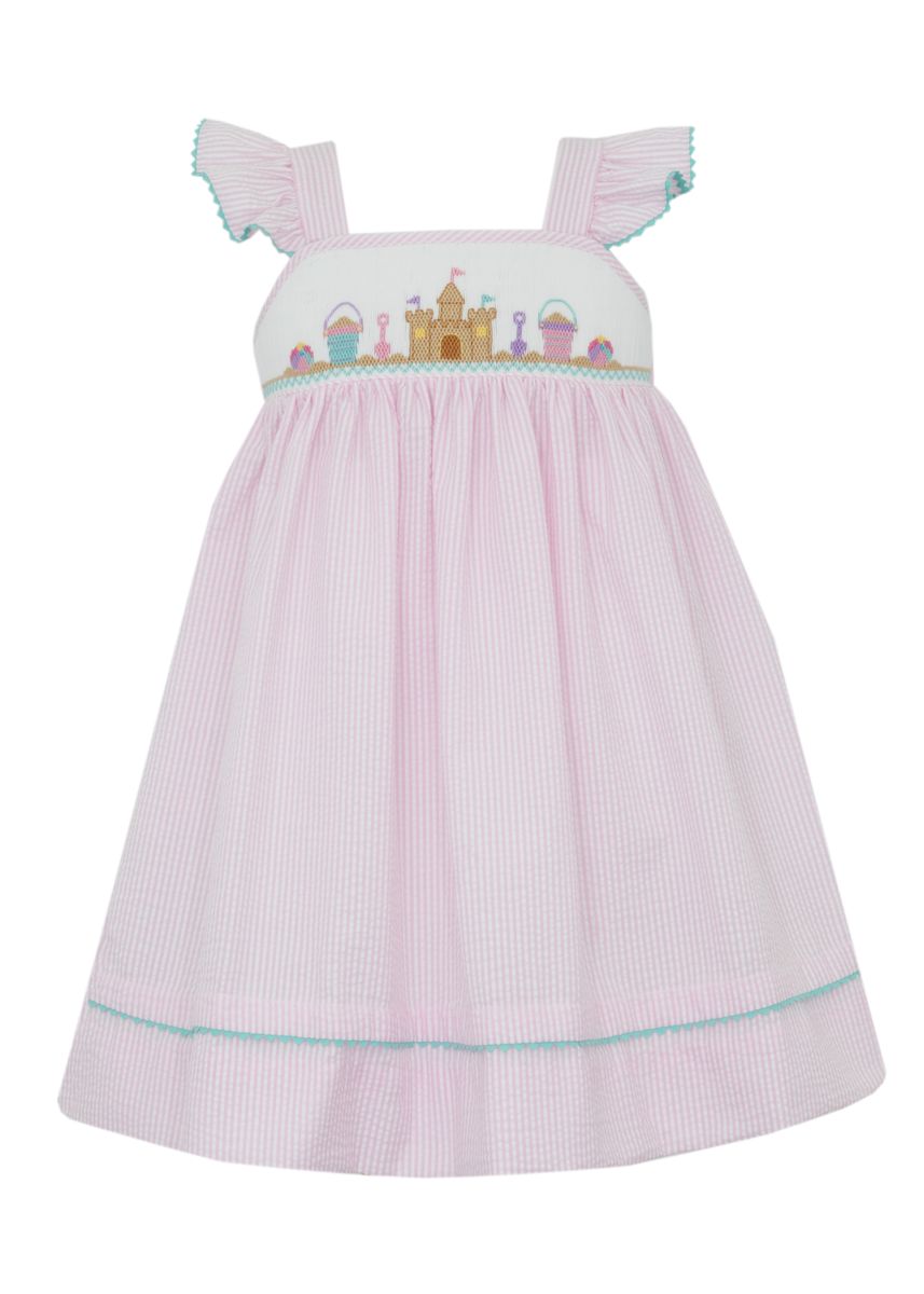 white christmas dresses Anavini Smocked Holiday Plaid Dress main image 0