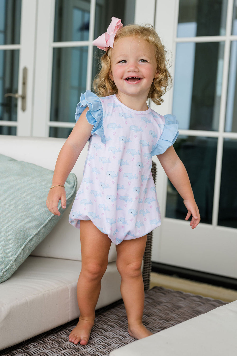 ニット/セーター Bubbles - Bebe knit tops Girls Bubbles & Rompers | Smocked Baby Bubbles | Shutterbugs Boutique