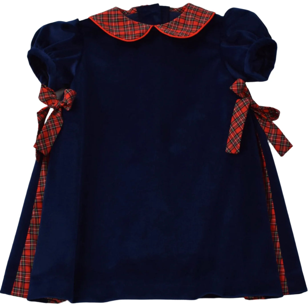 blue and red velvet dress Navy Blue Velvet Red Carpet Dresses GL2559 Jewel Waistline U-Back Velvet  Mermaid Dress GLS