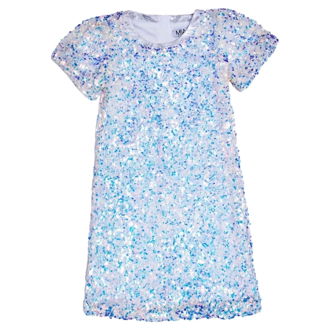 strapless open back dress Iridescent Sequin Dress – Shutterbugs Boutique