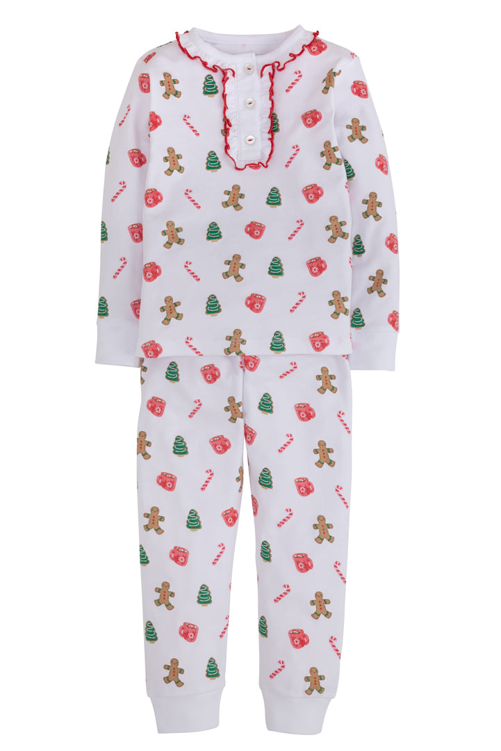 Gingerbread Cookies Printed L/S PJs Girls – Shutterbugs Boutique